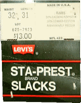 リーバイス　LEVI'S　STA-PREST SLACKS　東京　上野アメ横　根津商店